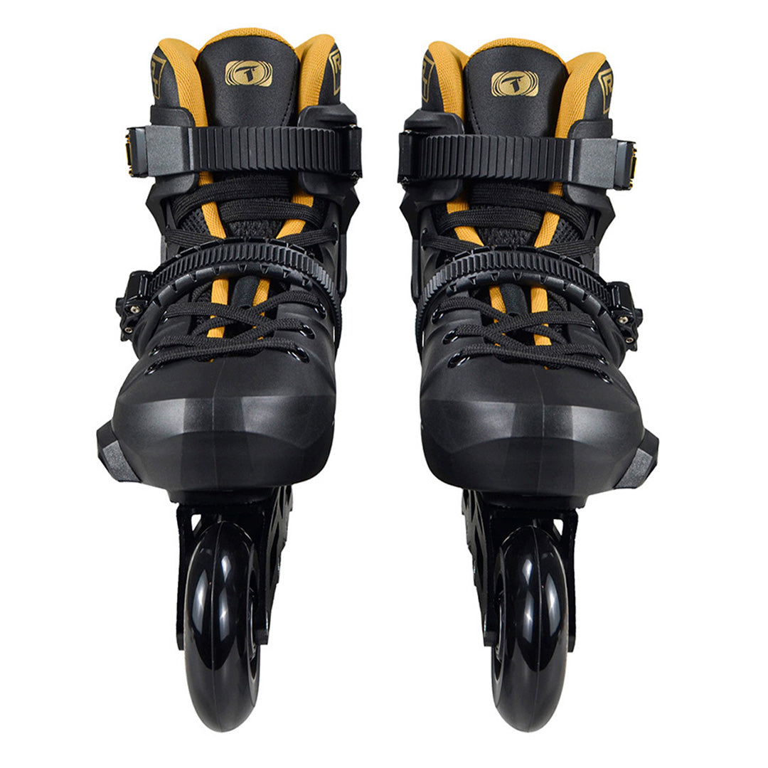 Patins Revolt Turbo Black Gold - 80mm ABEC-9 Cromo