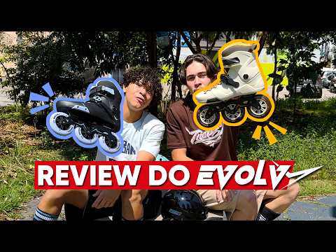 Patins Inline 3 Rodas EVOLV Marrom – 110mm HR ABEC-9 Cromo