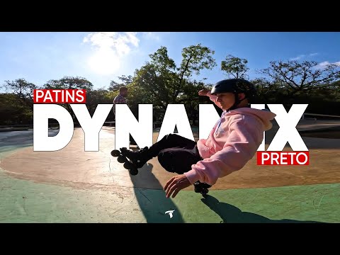 Patins Dynamix Preto V2 - 80mm ABEC-7