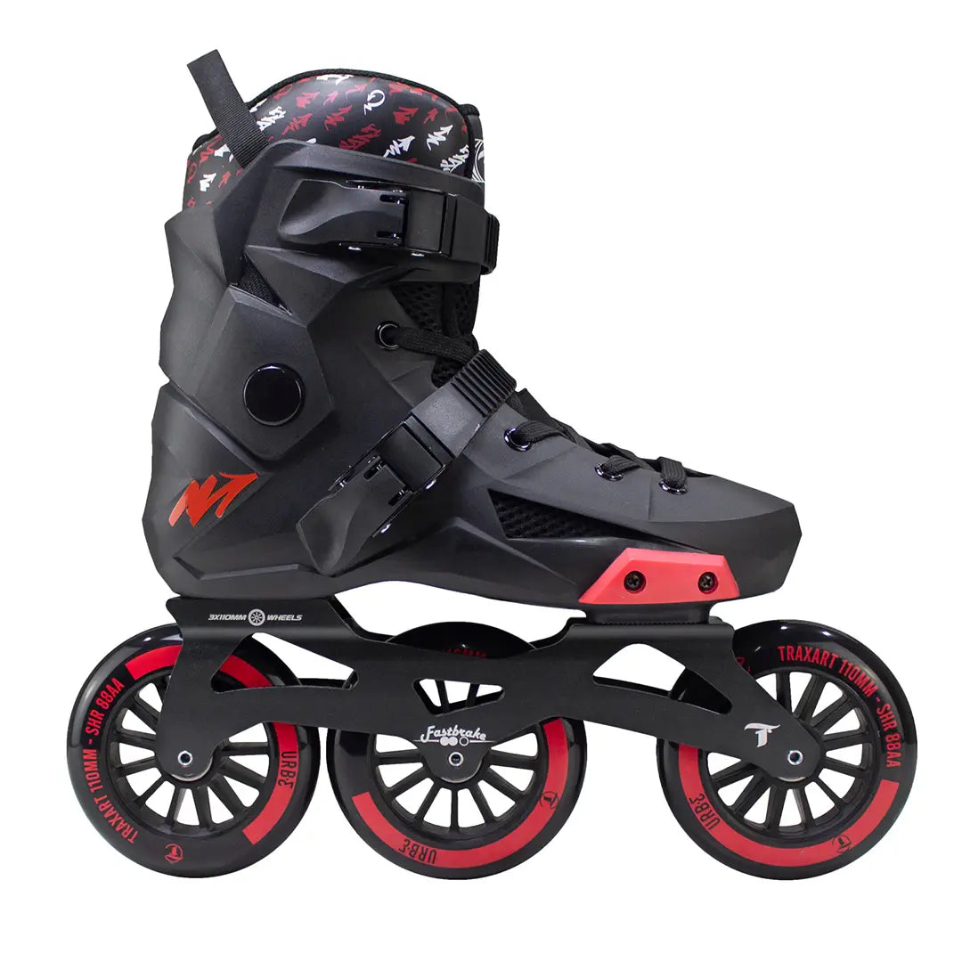 Patins Revolt Preto com Base Fastbrake e Rodas URB-E - 110mm ABEC-9