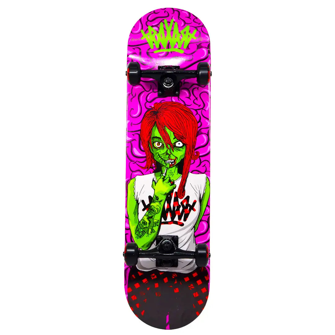 Skate Profissional Zombie Verde DZ-009