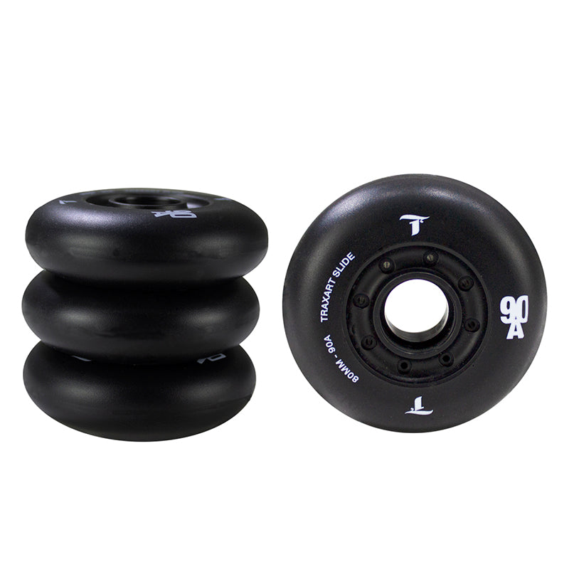 Jogo de Rodas Freestyle Traxart Revolt 80mm/83a Branco DW-264