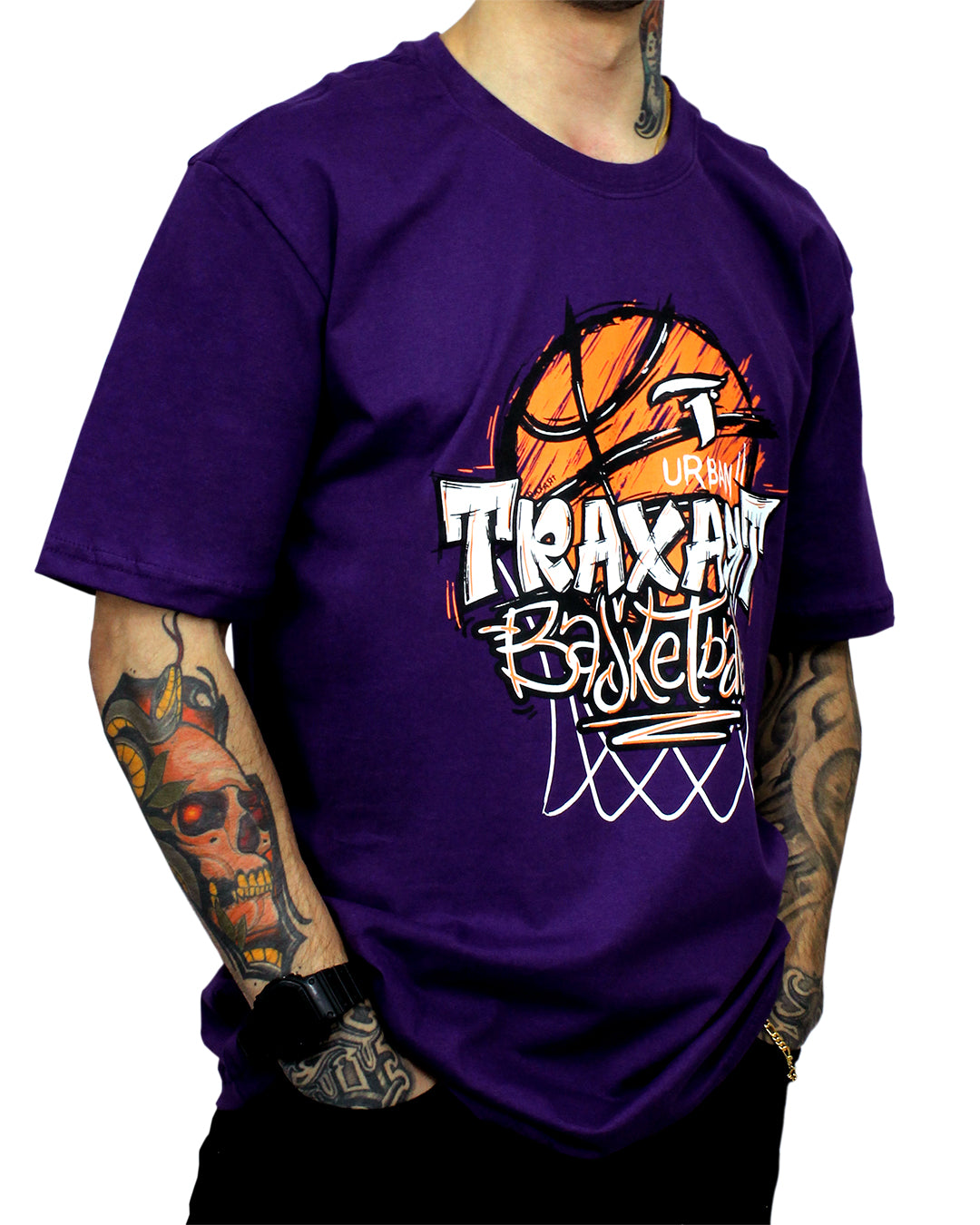 Camiseta Traxart Basket Roxa DZ-217