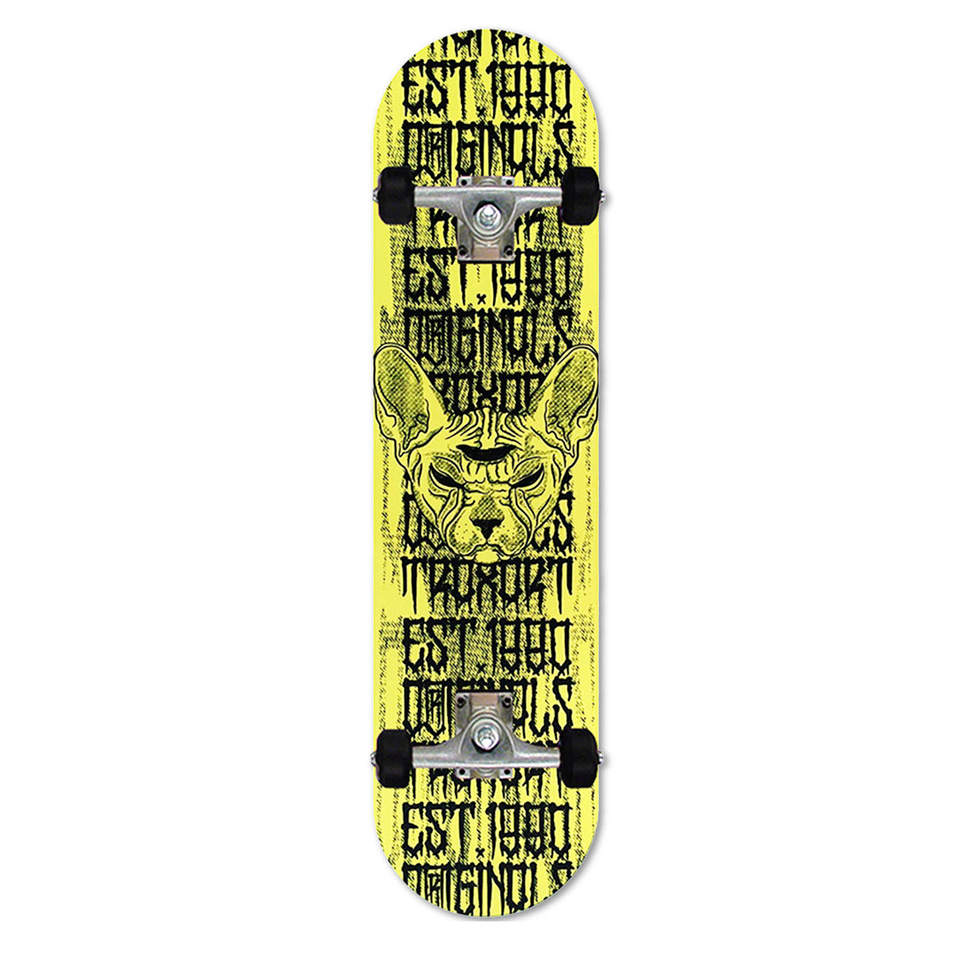 Skate Intermediário Cat Amarelo DW-007