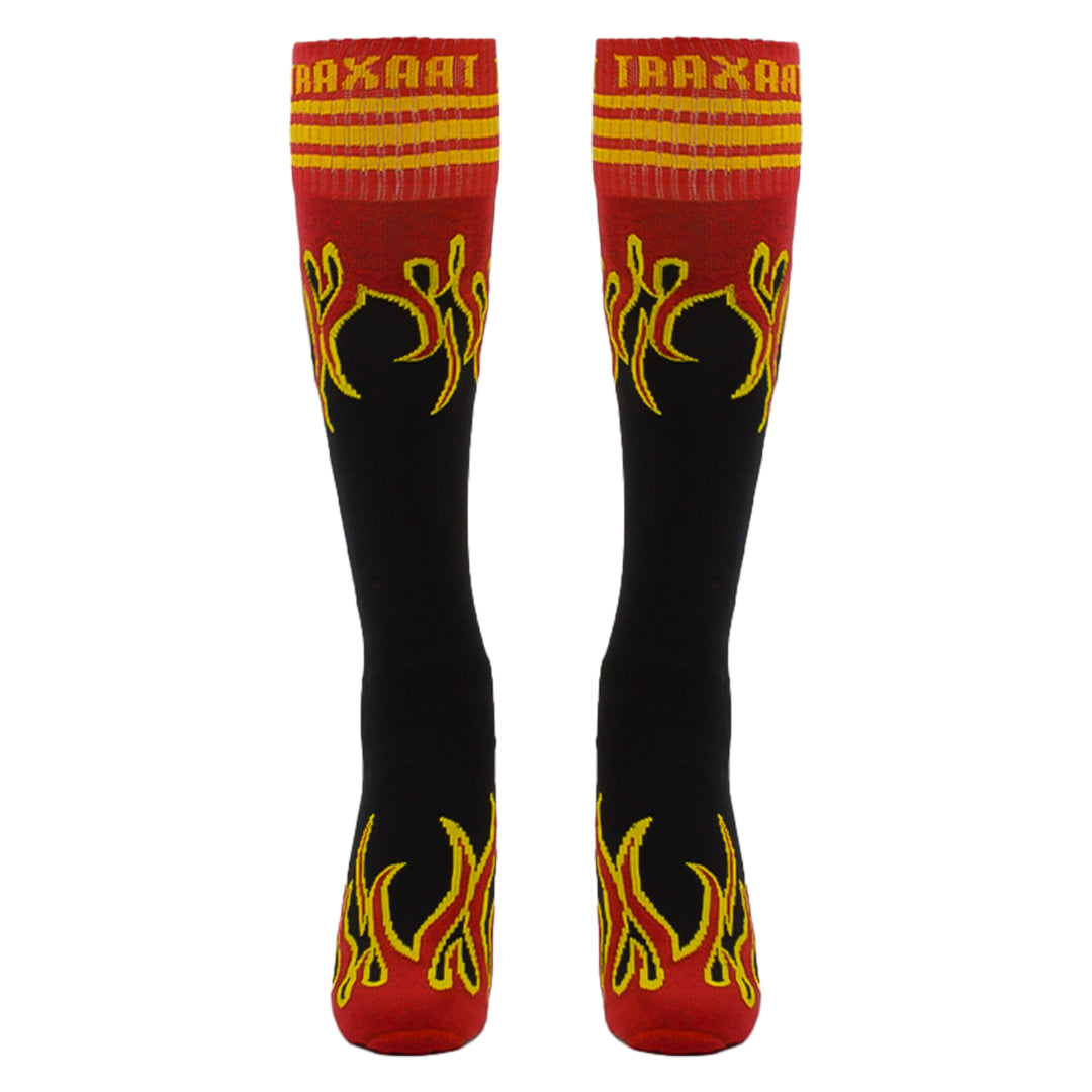 Meia Inline Desenhada Fogo DZ-071