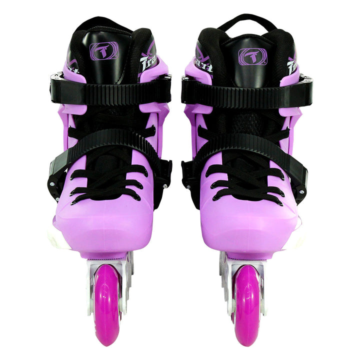 Patins Revolt Lilas com Base Branca - 80mm ABEC-9