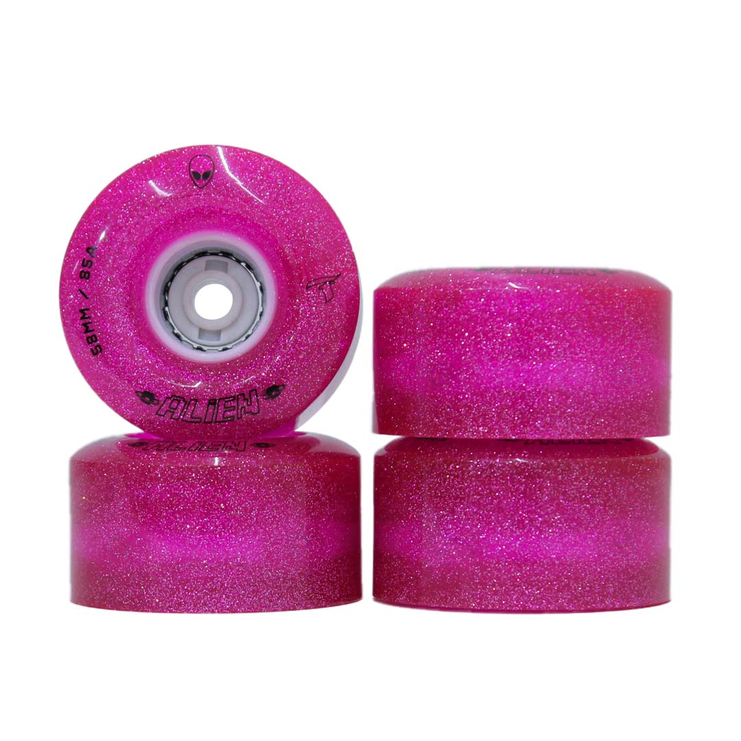 Jogo de Rodas LED Alien 58mm x 32mm/85A DZ-184