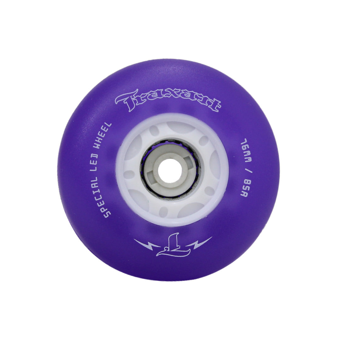 Jogo de Rodas LED Special Roxo 76mm/85A DZ-170 | TRAXART – Traxart