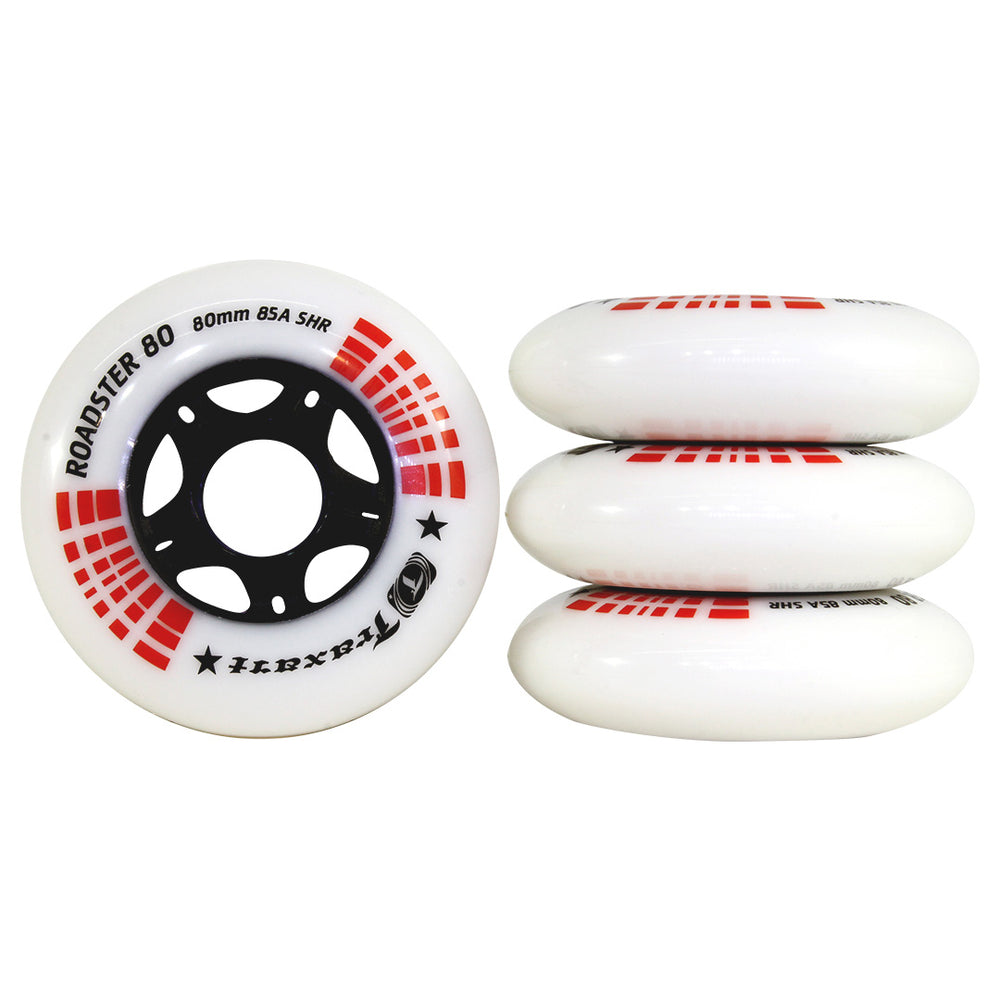 Jogo de Rodas Freestyle Traxart Revolt Turbo Preta 80mm/85a Shr