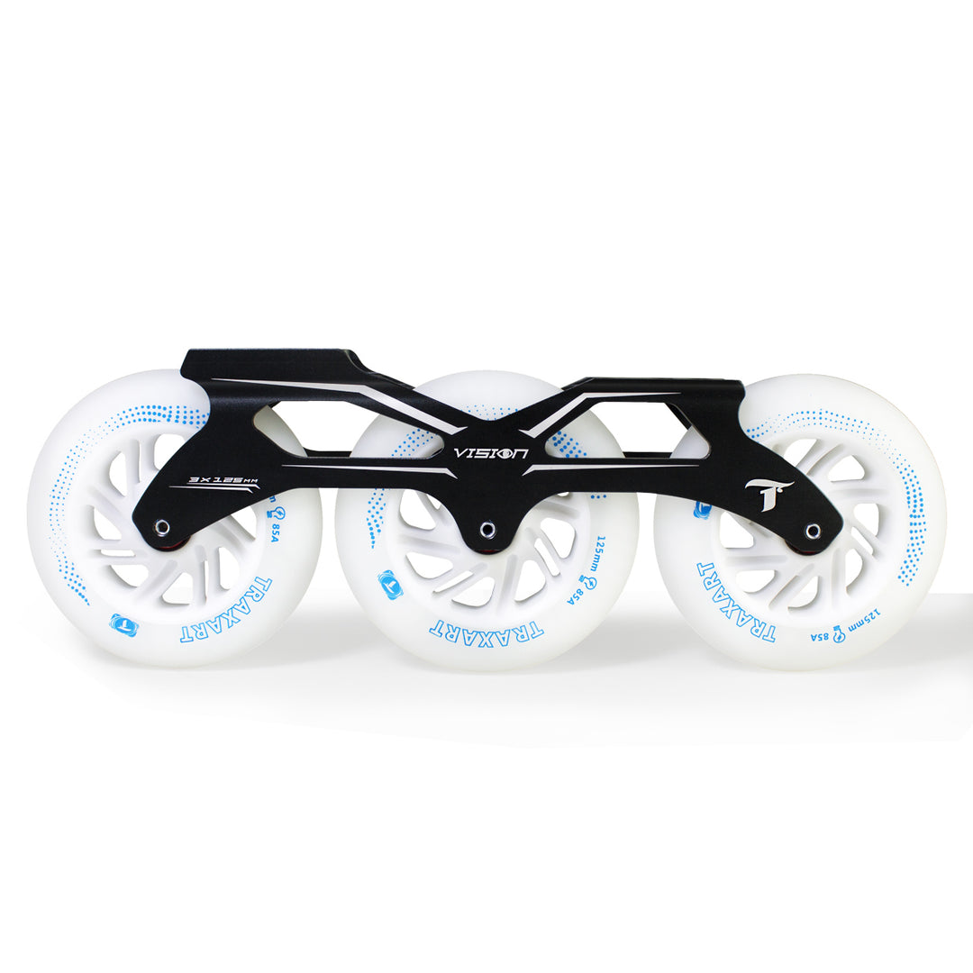 Base para Patins Vision 125mm + 2 Jogo de Rodas 125mm LED DY-152