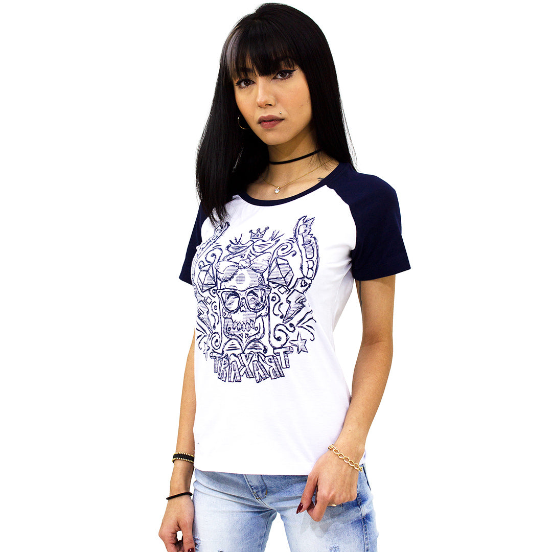 Camiseta Raglan Feminina Traxart DV-052