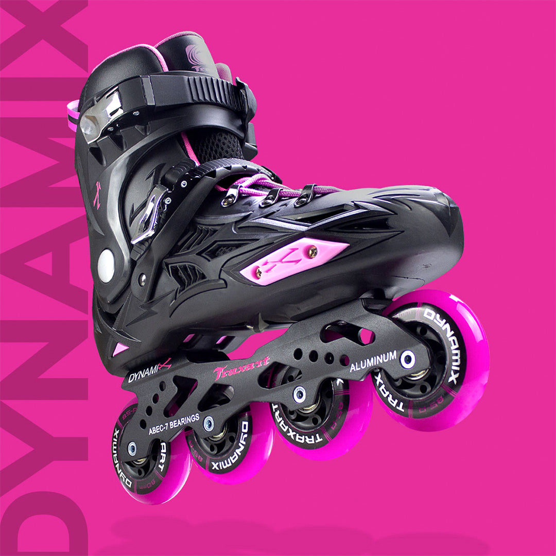 Patins Dynamix Rose - 80mm ABEC-7