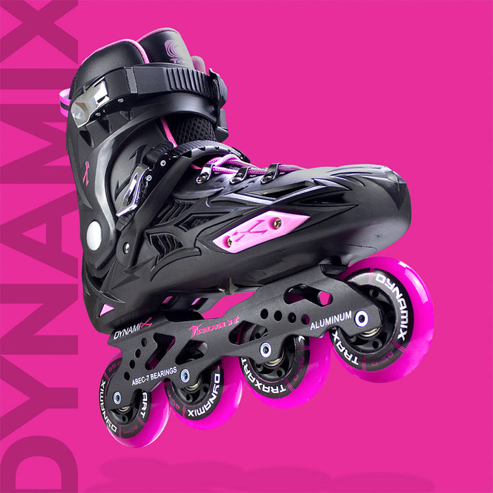 Patins Dynamix Rose - 80mm ABEC-7