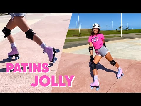 Patins Jolly Rosa Lilas - 58mm x 32mm ABEC-7