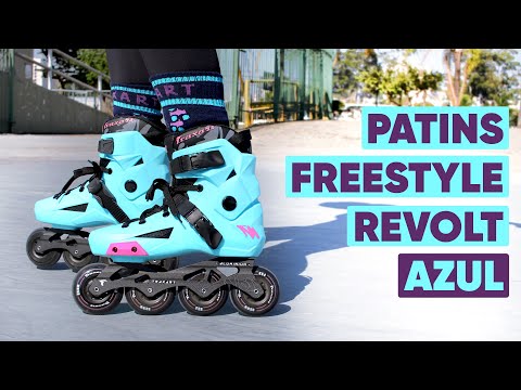 Patins Revolt Azul - 80mm ABEC-9