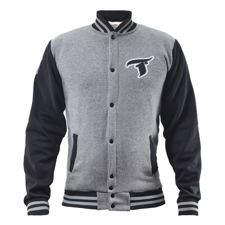 Moletom College Aberto Masculino Traxart Cinza DZ-135