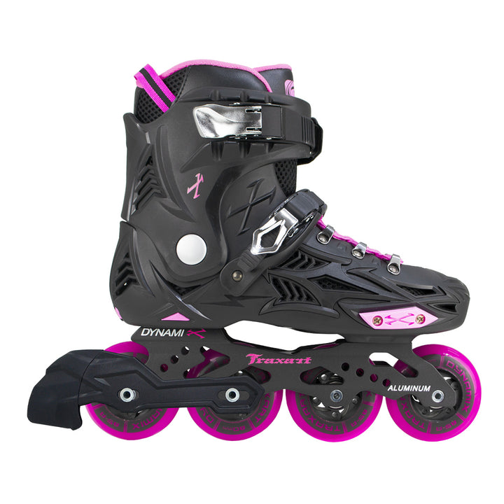 Patins Dynamix Rose com Freio - 80mm ABEC-7