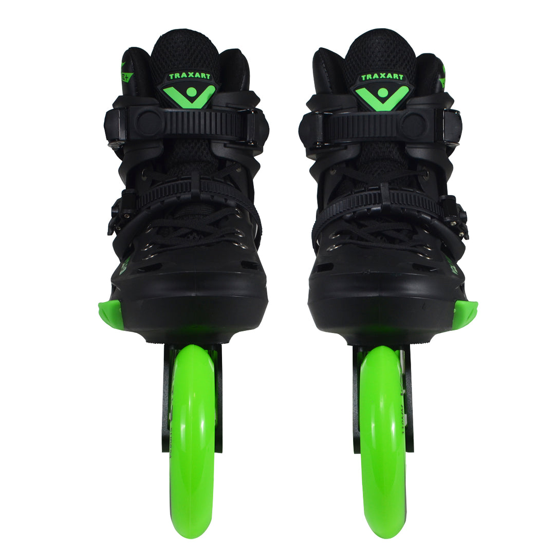 Patins Volt+ 3 Preto/Verde - 110mm ABEC-9 Cromo