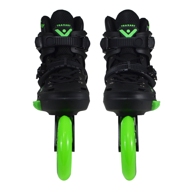 Patins Volt+ 3 Preto/Verde - 110mm ABEC-9 Cromo