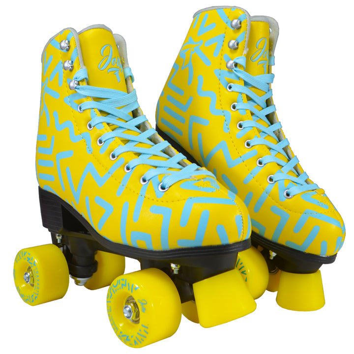 Patins Jolly Amarelo Azul - 58mm x 32mm ABEC-7