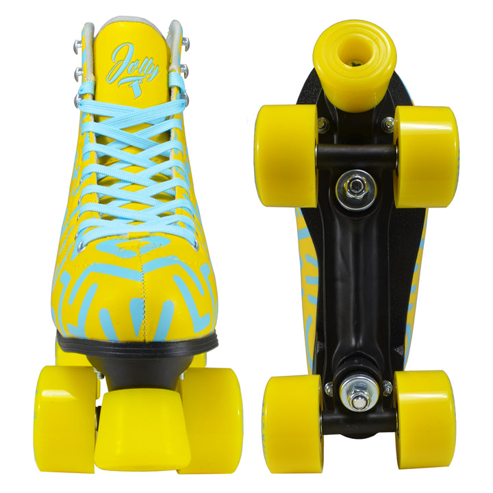 Patins Jolly Amarelo Azul - 58mm x 32mm ABEC-7