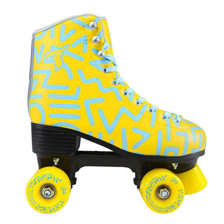 Patins Jolly Amarelo Azul - 58mm x 32mm ABEC-7