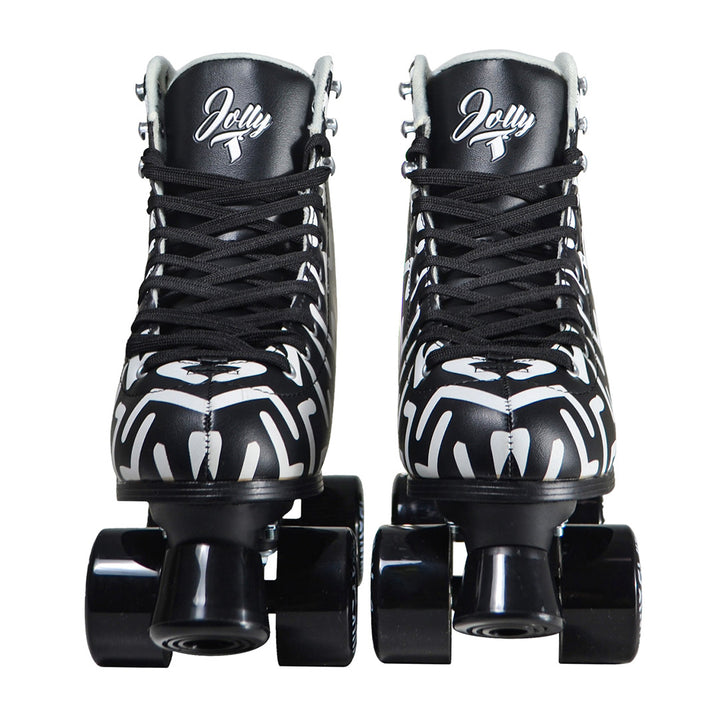 Patins Jolly Preto e Branco - 58mm x 32mm ABEC-7