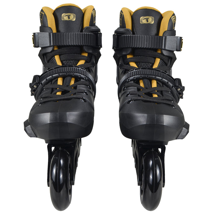 Patins Revolt Turbo Black Gold - 80mm ABEC-9 Cromo