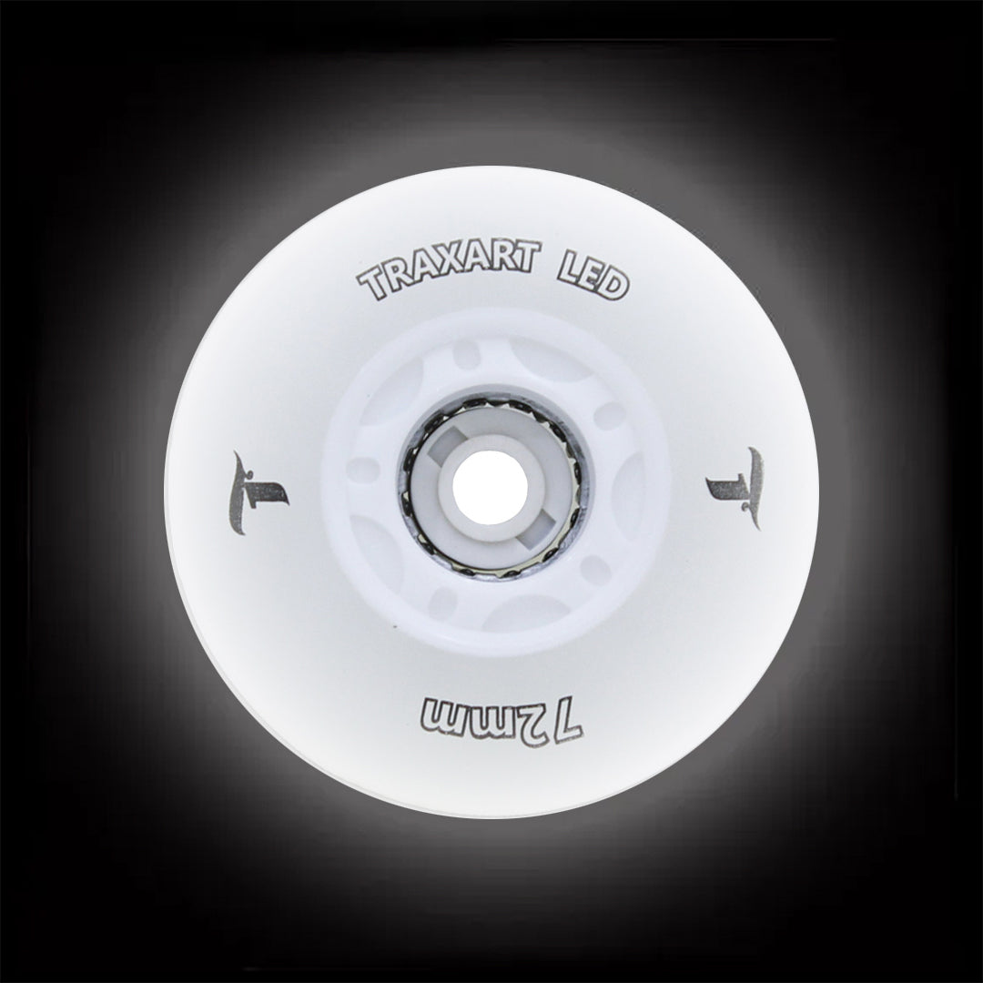 Jogo de Rodas Freestyle Traxart Revolt 80mm/83a Branco DW-264