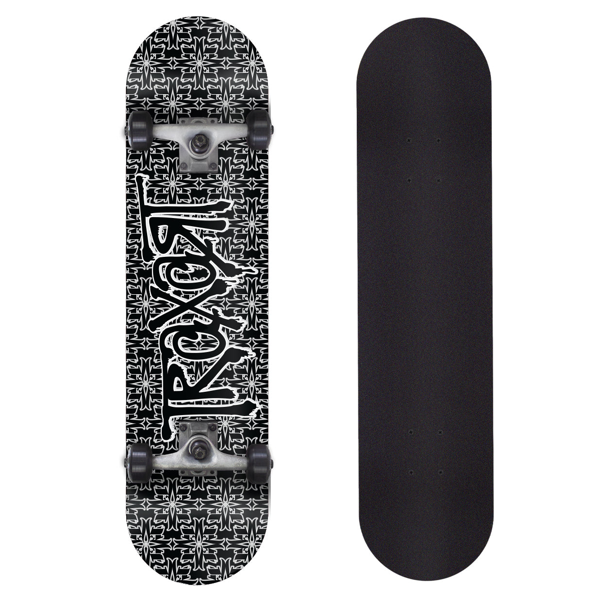 Skate Intermediário Black and Gray | Traxart